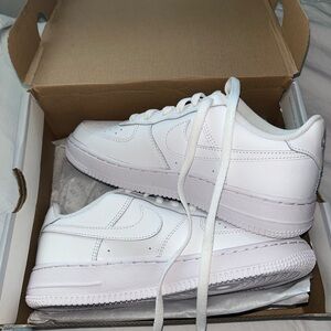 Nike Air Force 1 Youth Sneakers in White